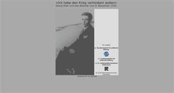 Desktop Screenshot of georg-elser.de
